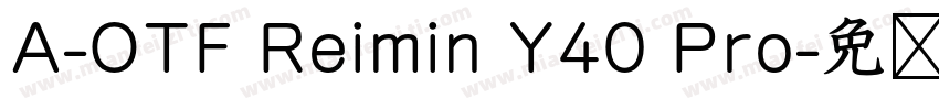 A-OTF Reimin Y40 Pro字体转换